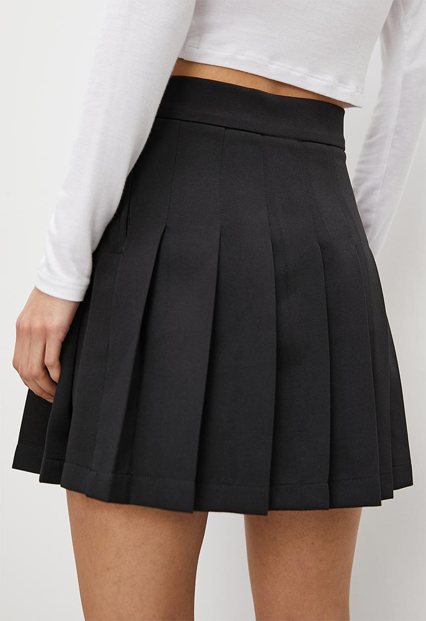 Blake - Pleated mini skirt - black