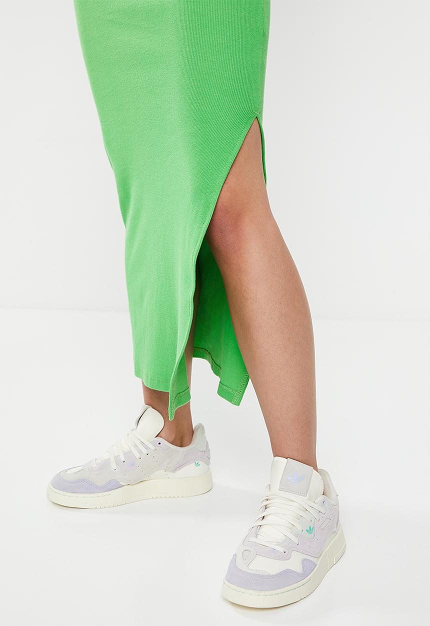 Cotton On - Rib scoop midi dress - garden green