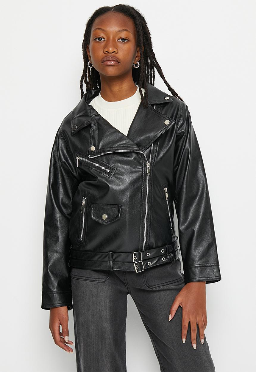 Pop Candy - Girls biker jacket - black