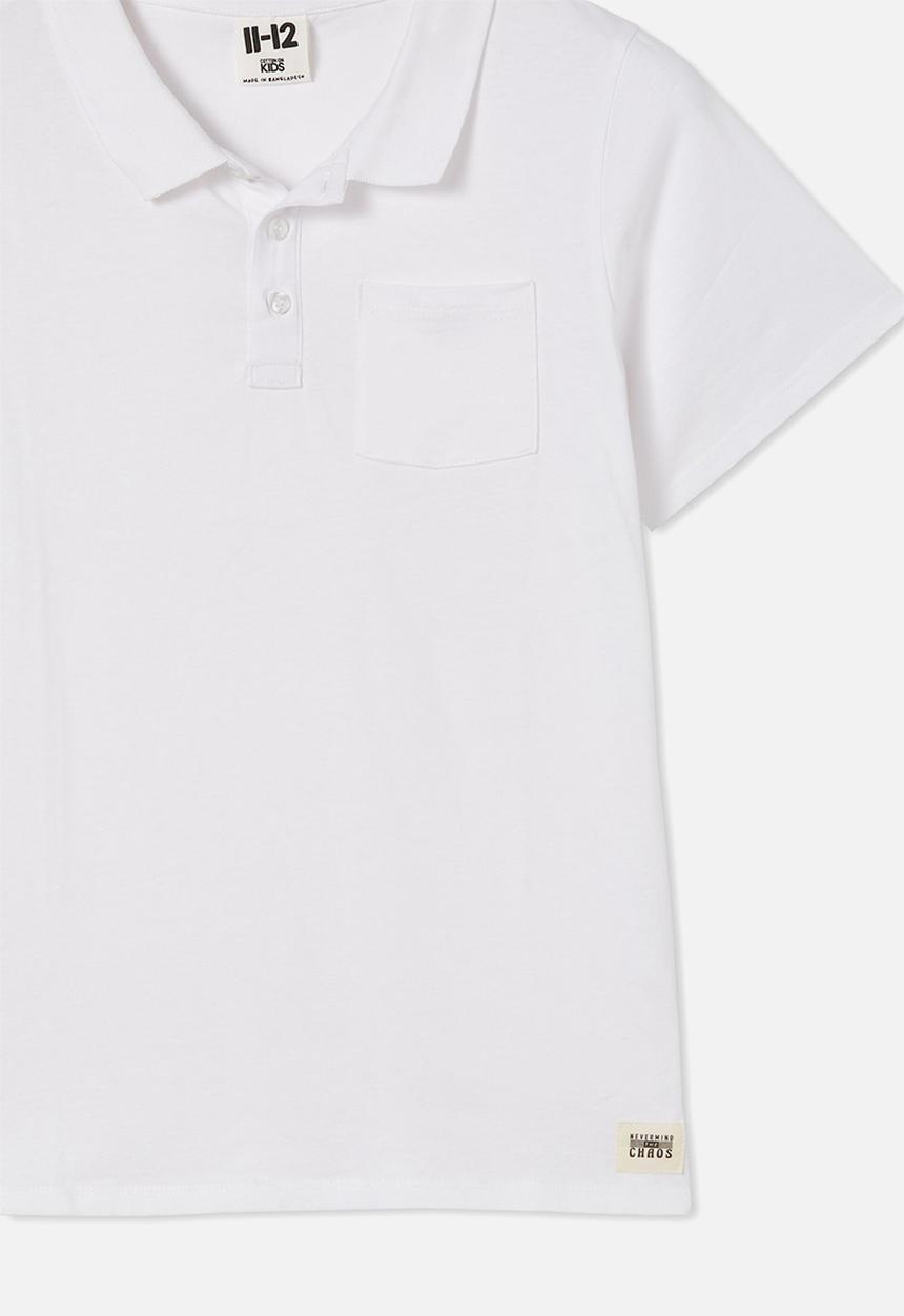 Cotton On - Zach polo - white