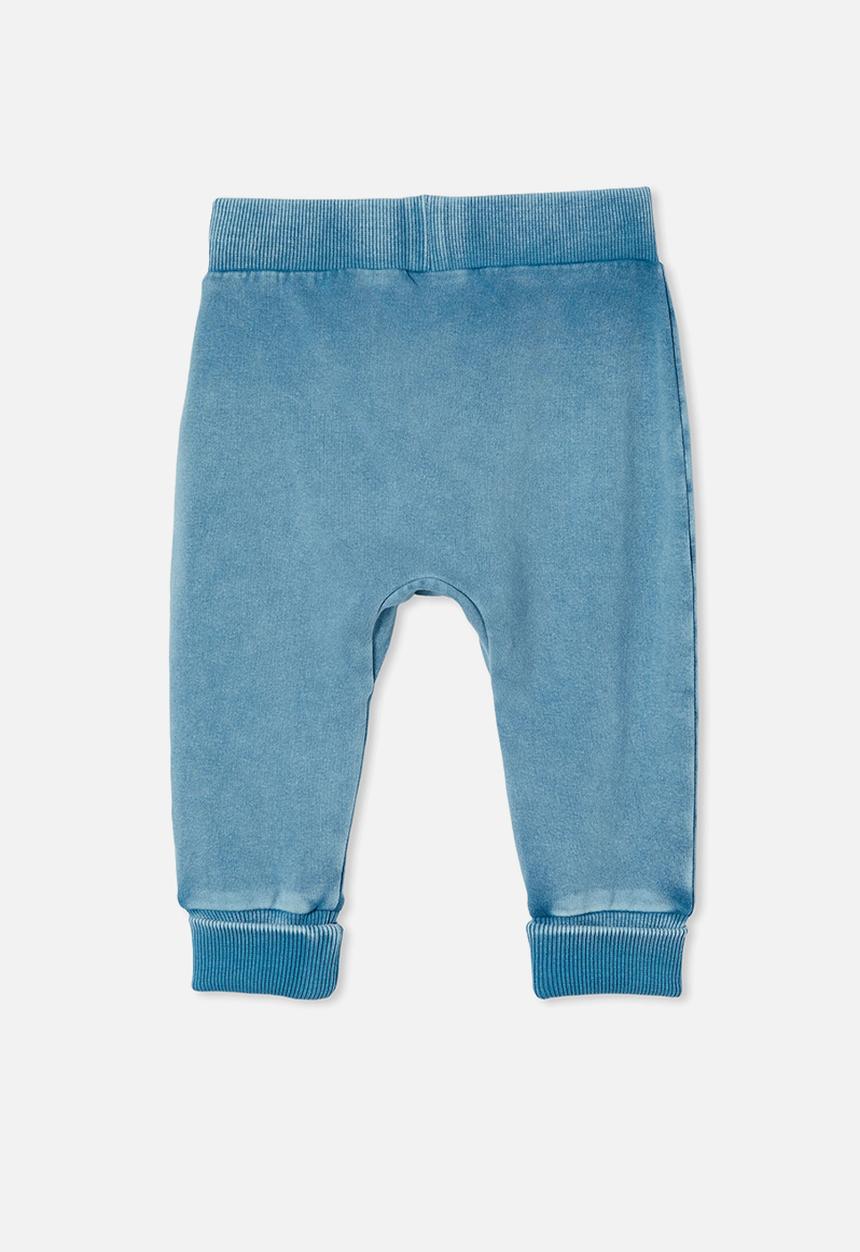 Cotton On - Peta trackpant - lcn has teal storm wash & lets play-doh
