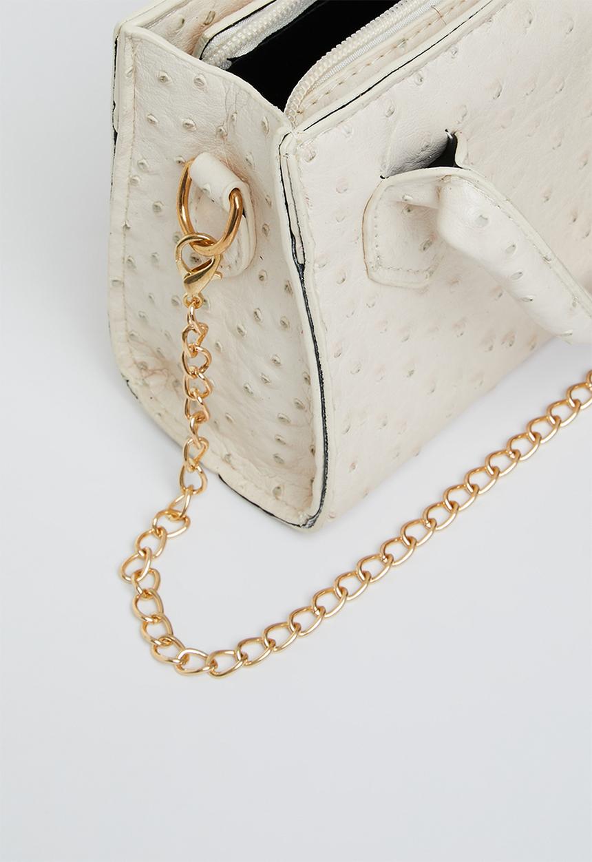Superbalist - Ella top handle bag - cream