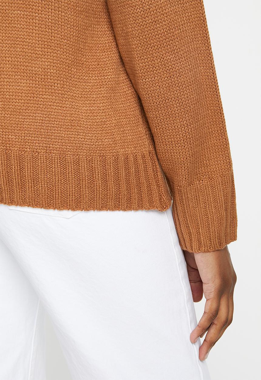dailyfriday - Cable detail jumper - choc