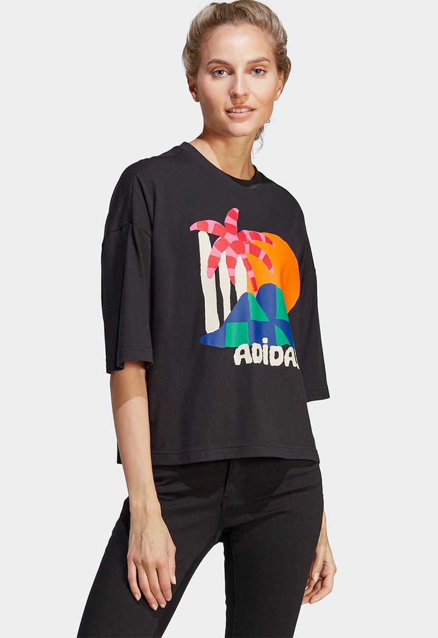adidas Performance - Farm gfx tee - black