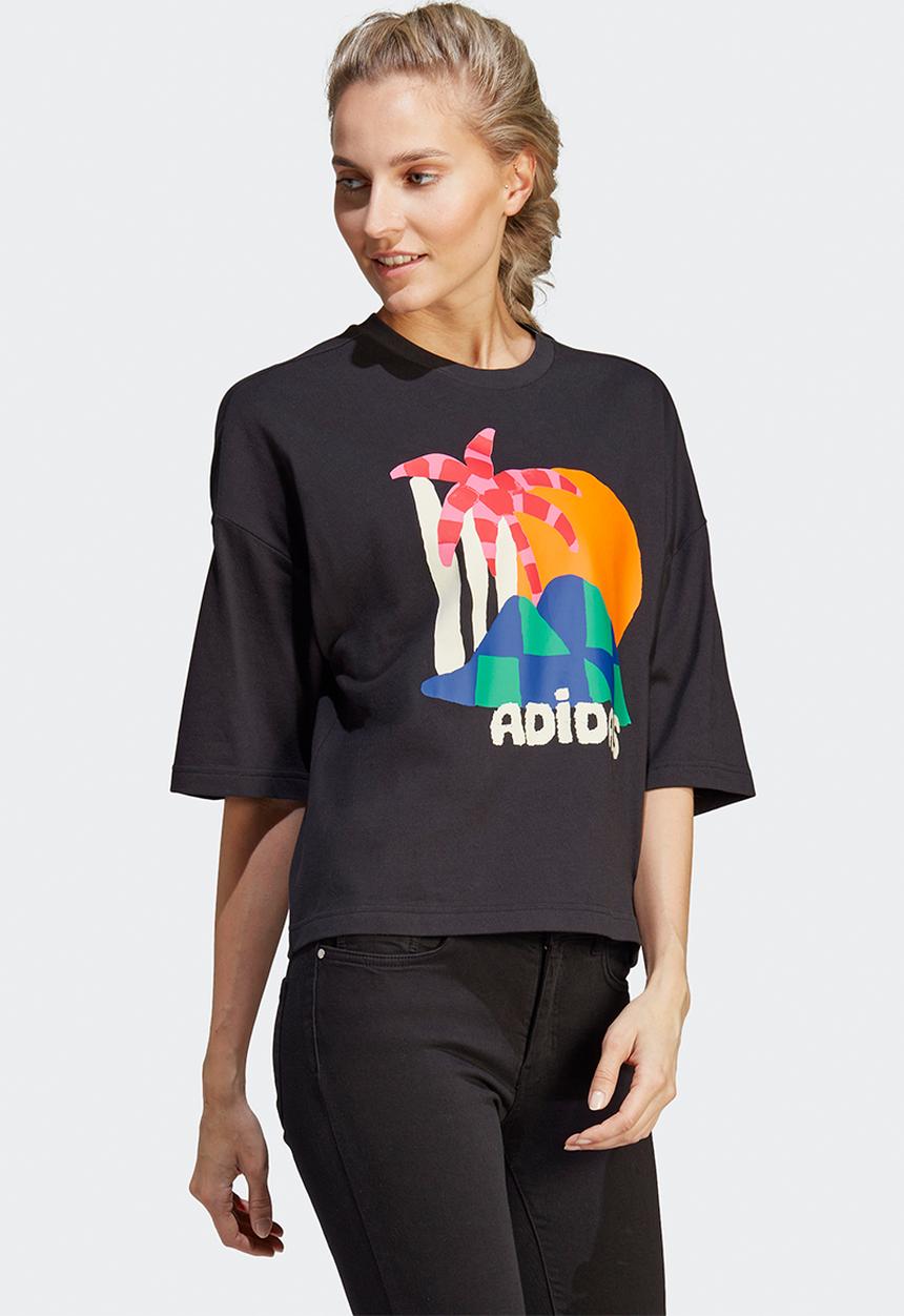 adidas Performance - Farm gfx tee - black