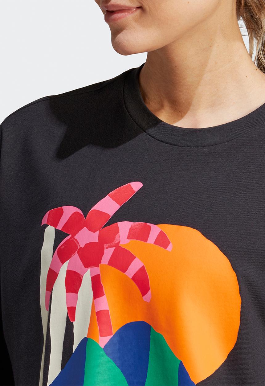 adidas Performance - Farm gfx tee - black