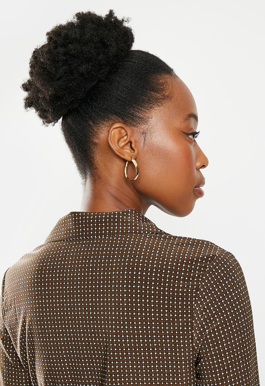 Levi’s® - Prima button up knit - fresia geo caviar print