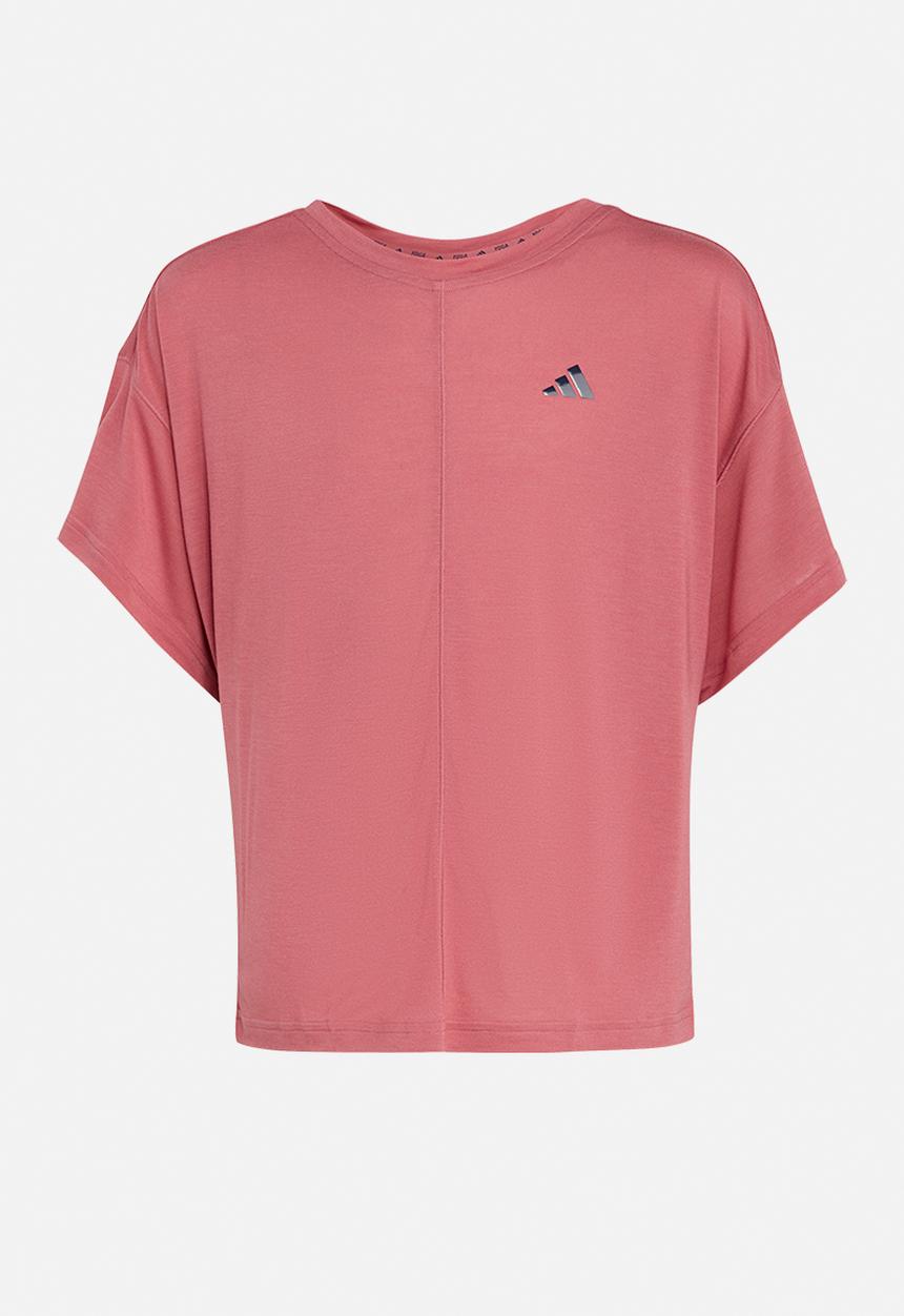 adidas Performance - G yoga tee - pink strata