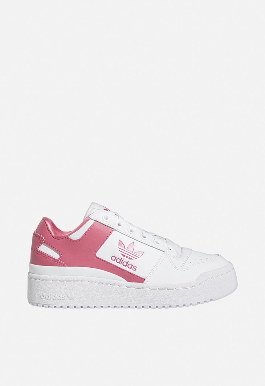 adidas Originals - Forum bold j - ftwr white, pink strata & ftwr white