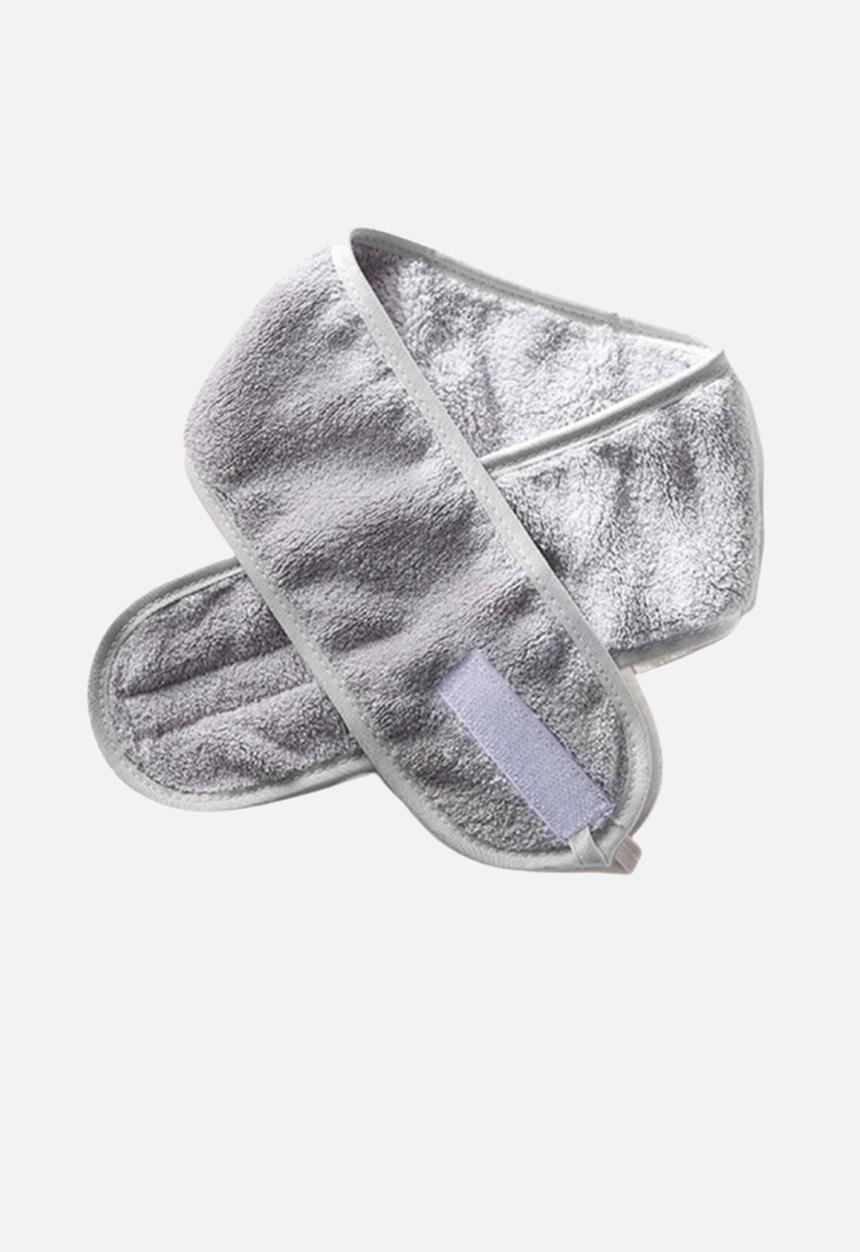 Glam Beauty - Adjustable Makeup Headband- Grey