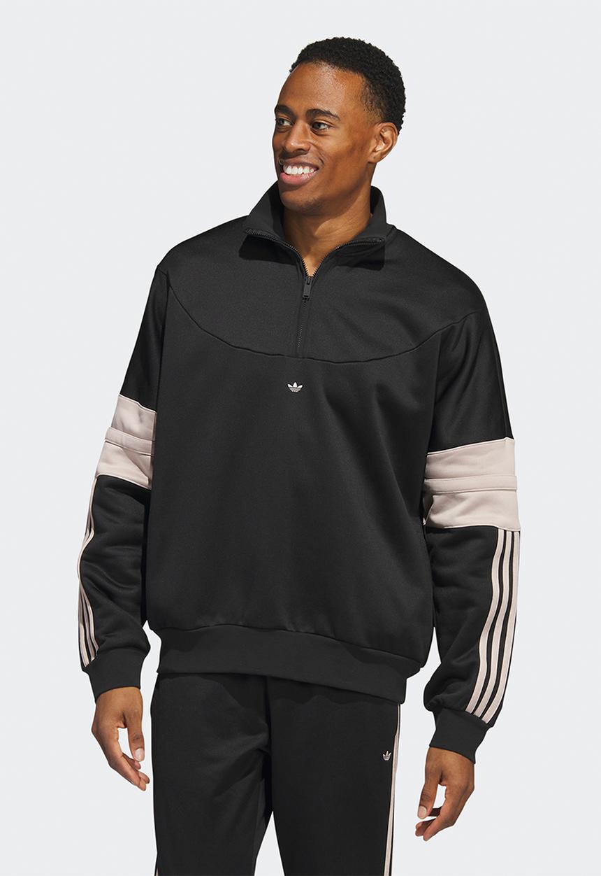 adidas Originals - Basketball warm up jacket - black & wonder taupe