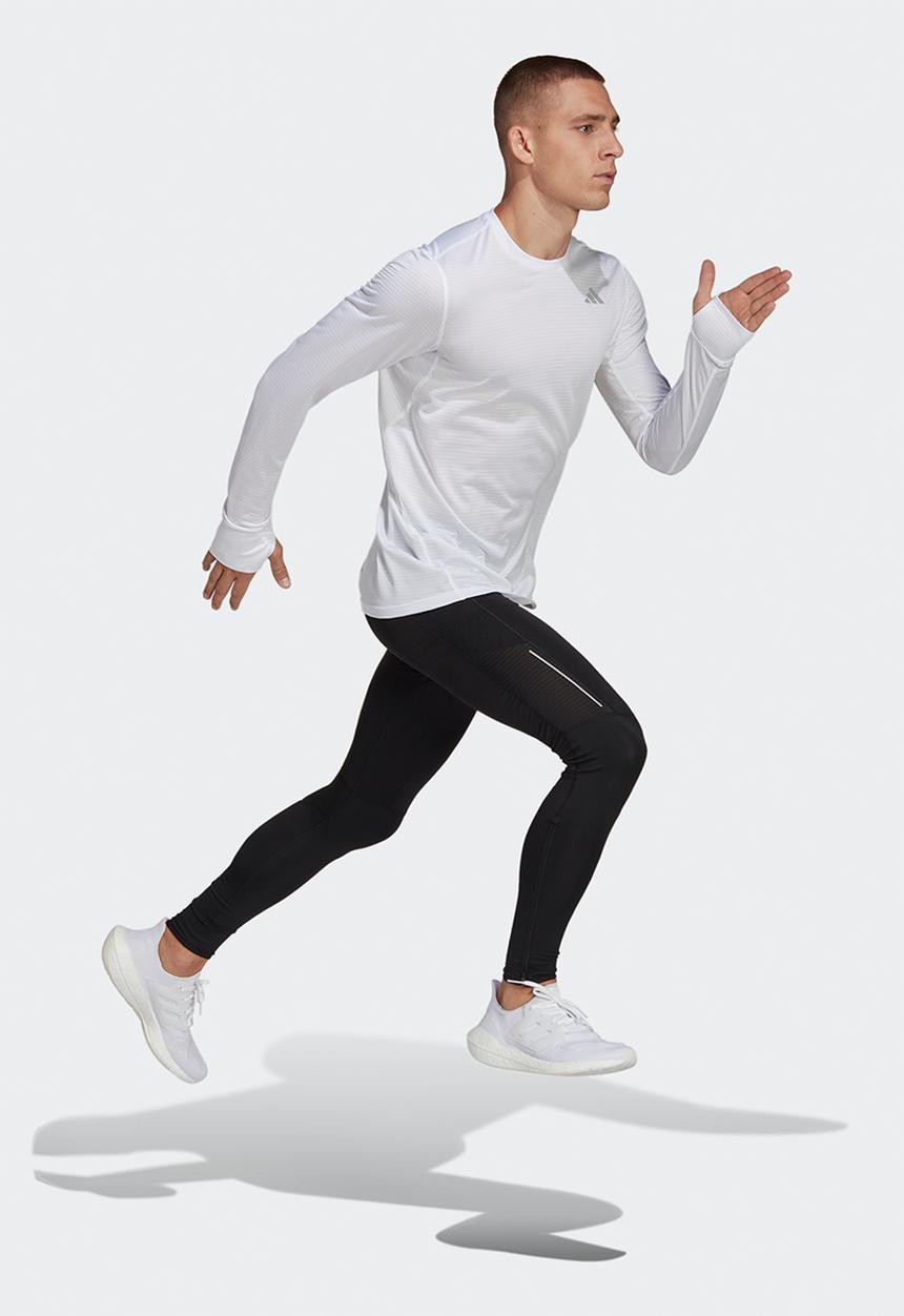 adidas Performance - Own the run long sleeve - white