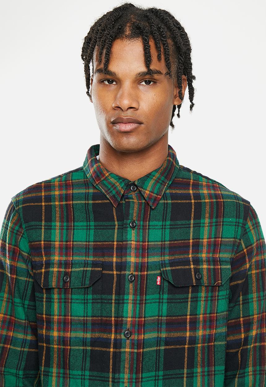 Levi’s® - Classic worker nathan plaid - evergreen