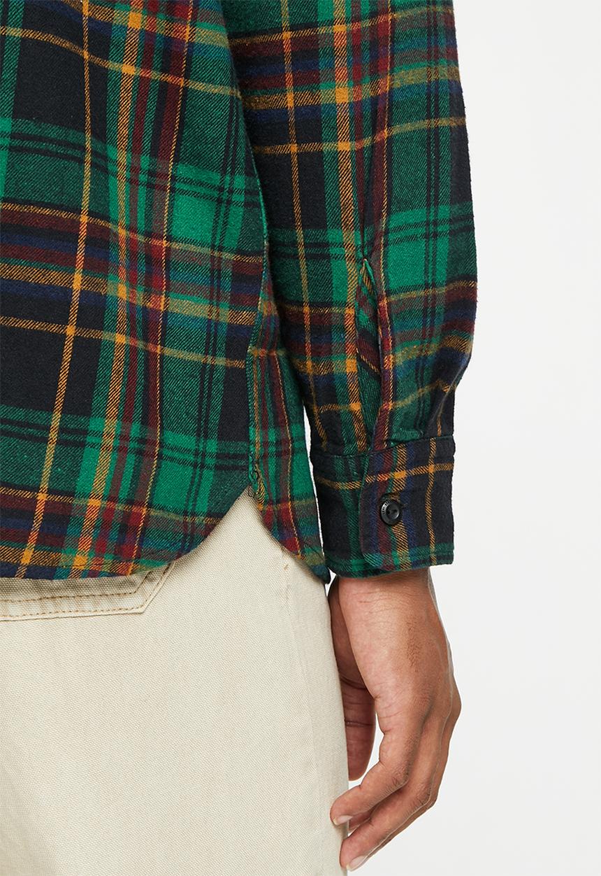 Levi’s® - Classic worker nathan plaid - evergreen