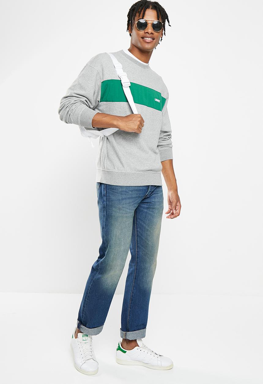 Levi’s® - Levis sweats crew sport berring mid tone - green