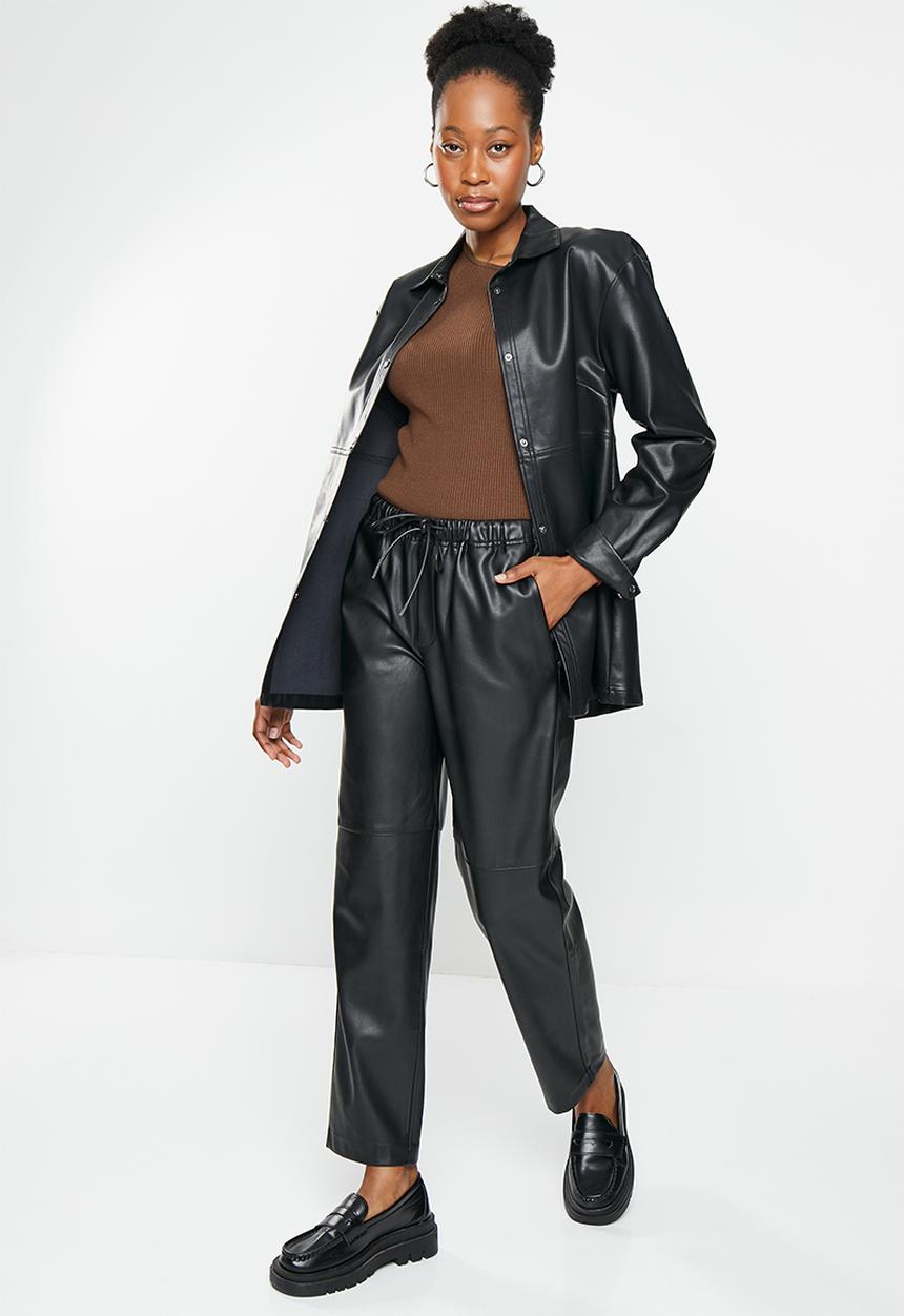 dailyfriday - Cut out shoulder top - chocolate