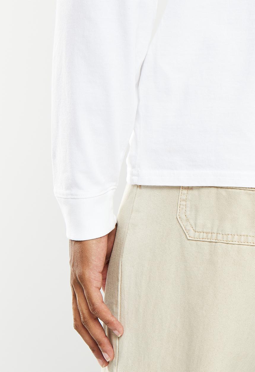 Levi’s® - Long sleeve original hm tee cotton patch - white