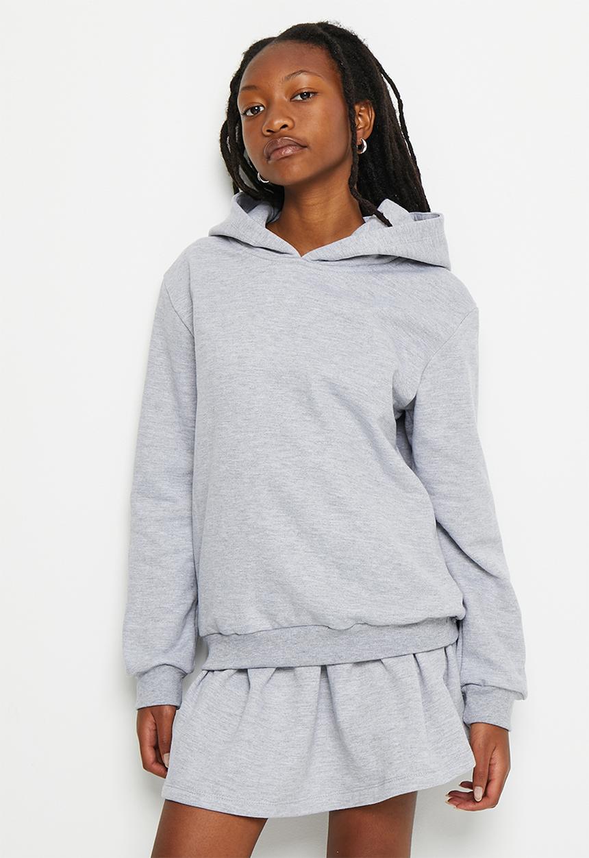 Superbalist - Girls basic hoodie - ice melange