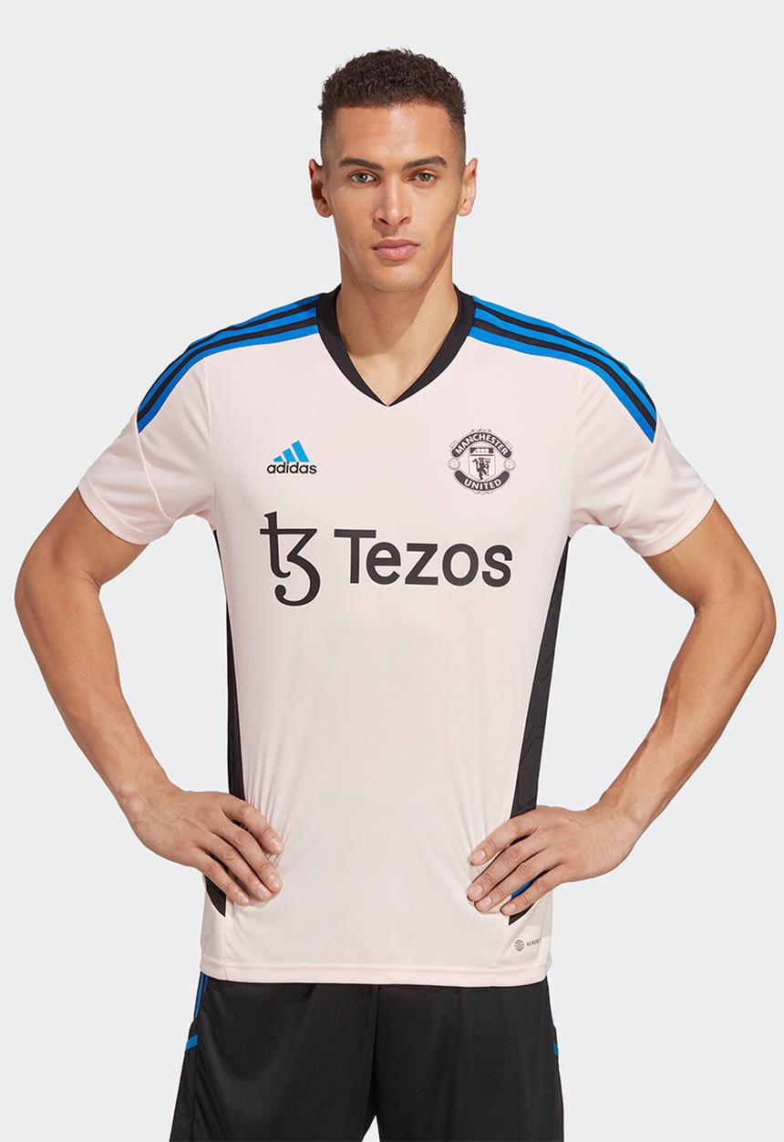 adidas Performance - Manchester United condivo 22 training jersey- icy pink