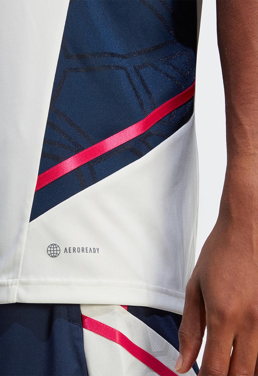 adidas Performance - Arsenal condivo 22 training jersey - off white/collegiate navy