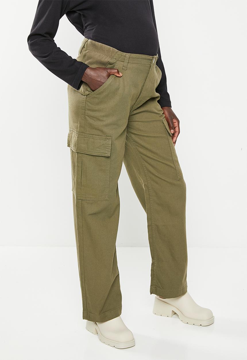 Cotton On - Maternity bobbie cargo pant - soft olive