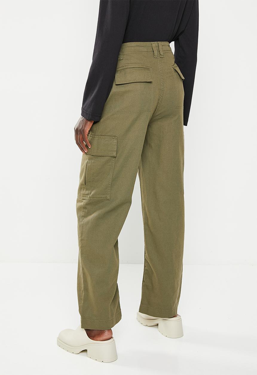 Cotton On - Maternity bobbie cargo pant - soft olive
