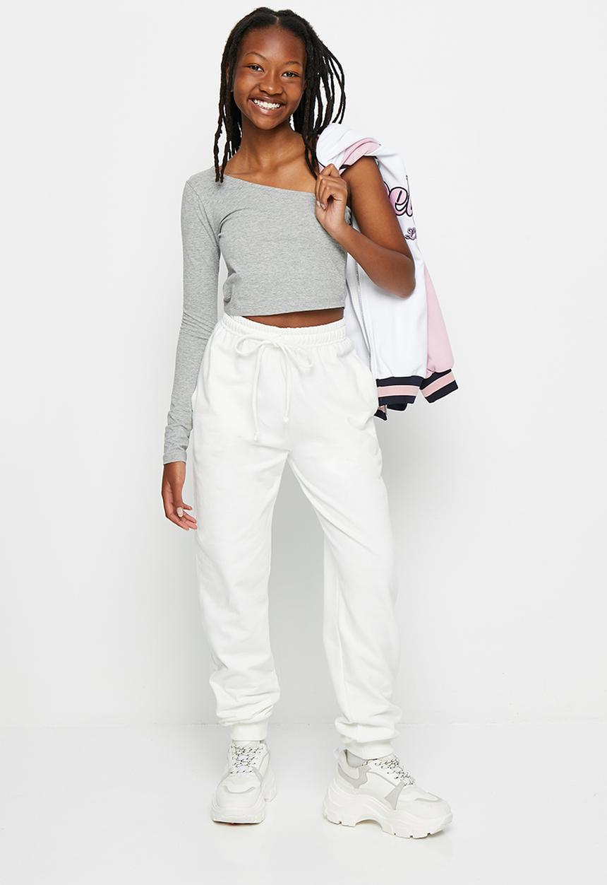 Superbalist - Off the shoulder 2 pack - grey & pink