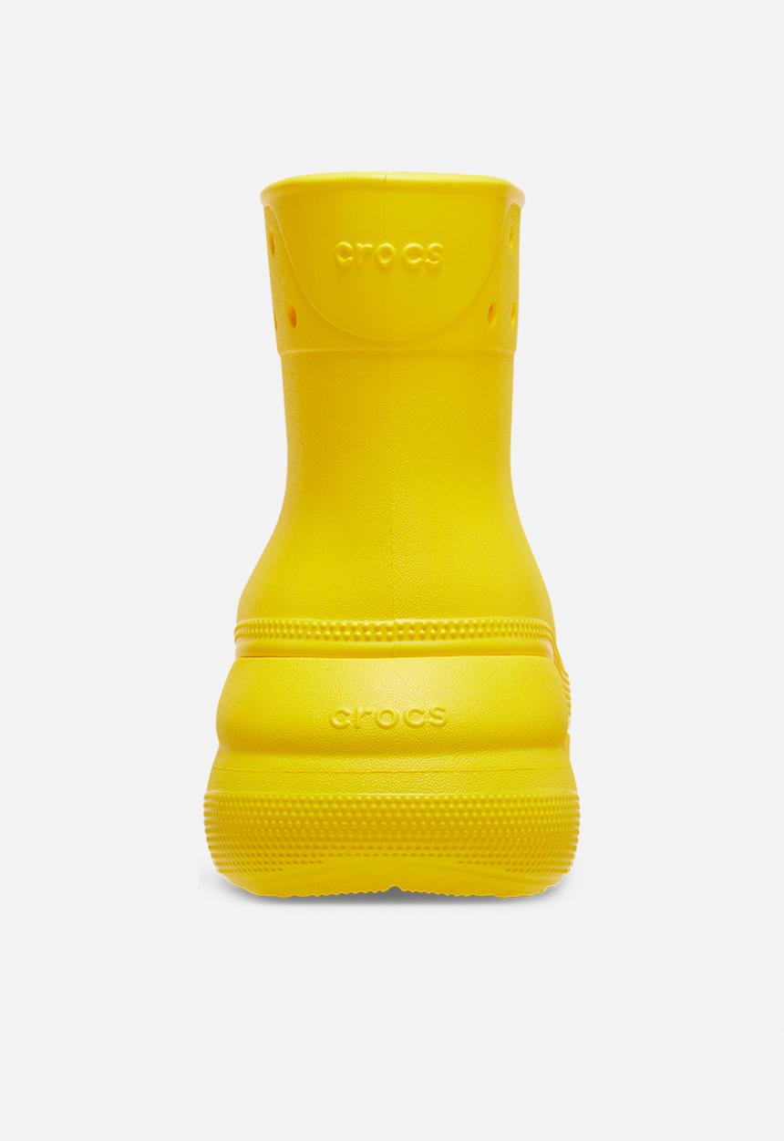 Crocs - Classic crush rain boot - lemon