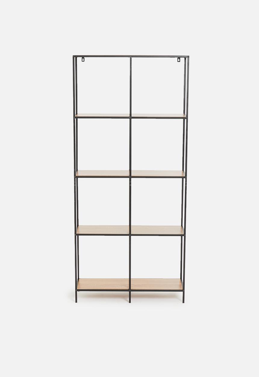 Dani wall rack - natural & black