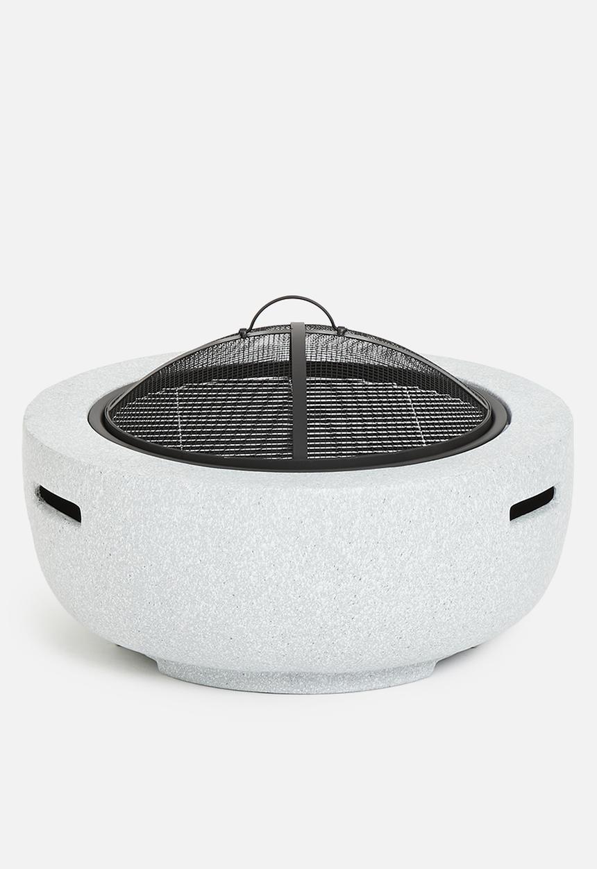 H&S - Round fire bowl - grey