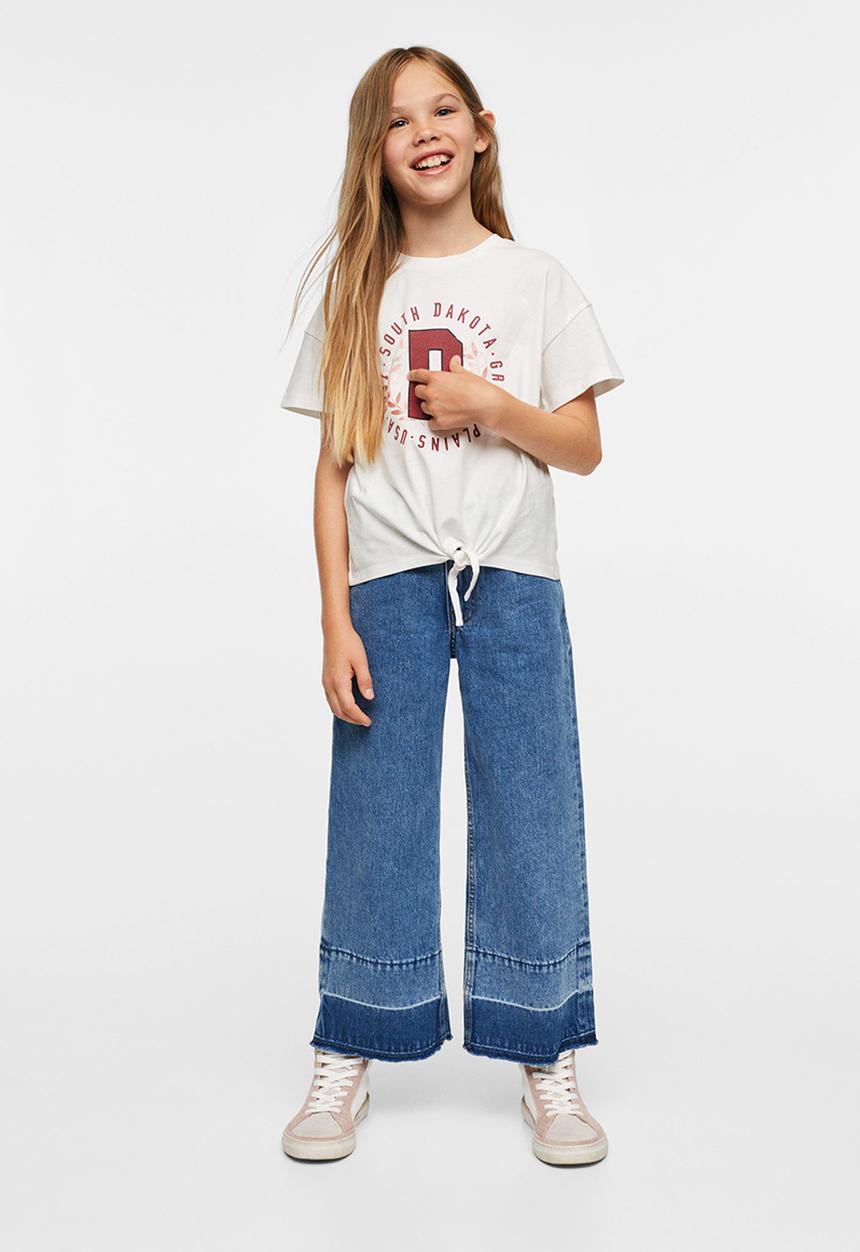 MANGO - T-shirt  dakota - white