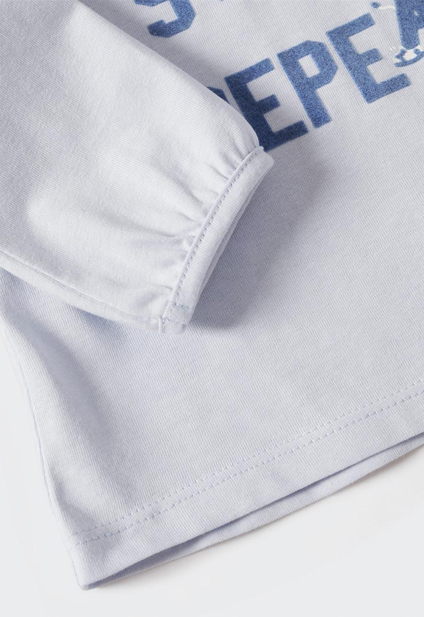 MANGO - T-shirt  dance - light blue