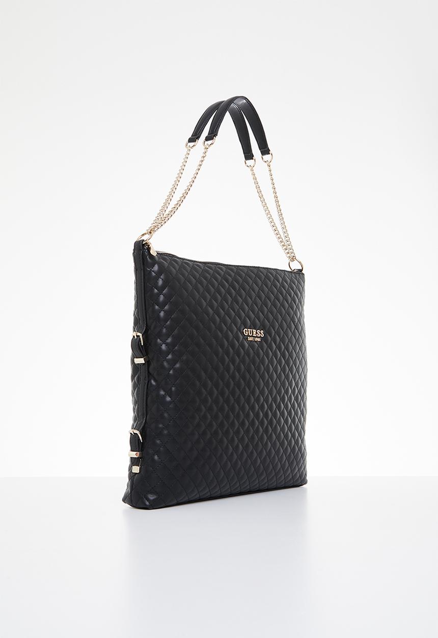 GUESS - Adam large elite tote - black