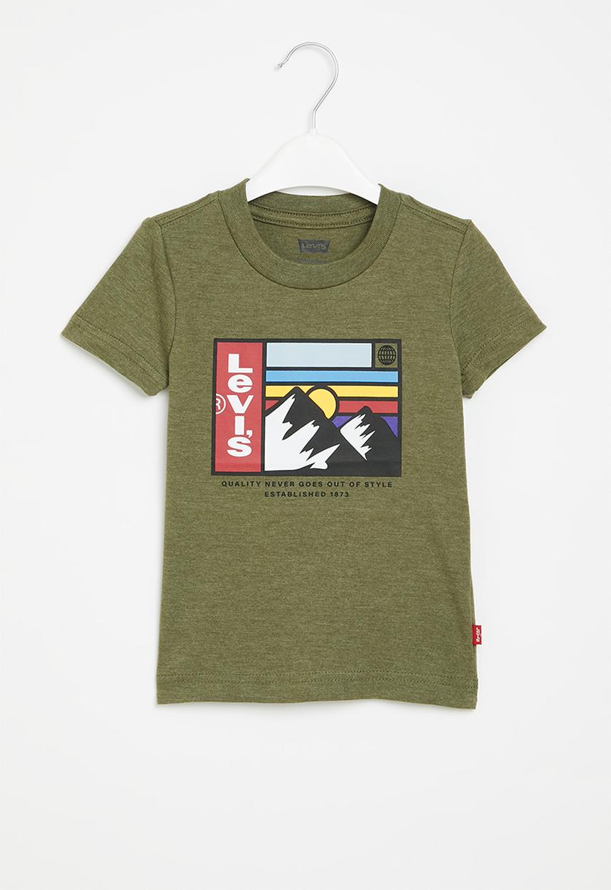 Levi’s® - Lvb mountain logo tee - dark olive heather