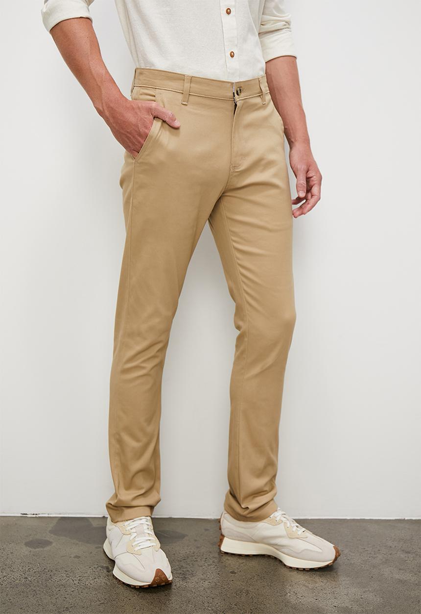 Superbalist - Caleb slim chino - stone