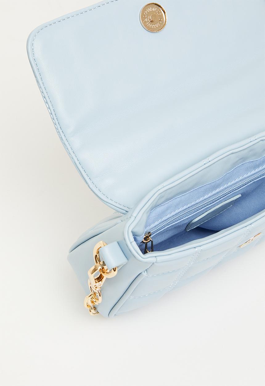 SISSY BOY - Square it off: quilted crossbody - powder blue