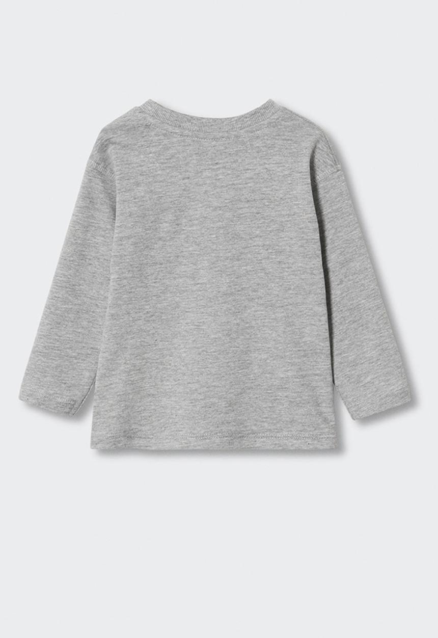 MANGO - T-shirt hooray - grey
