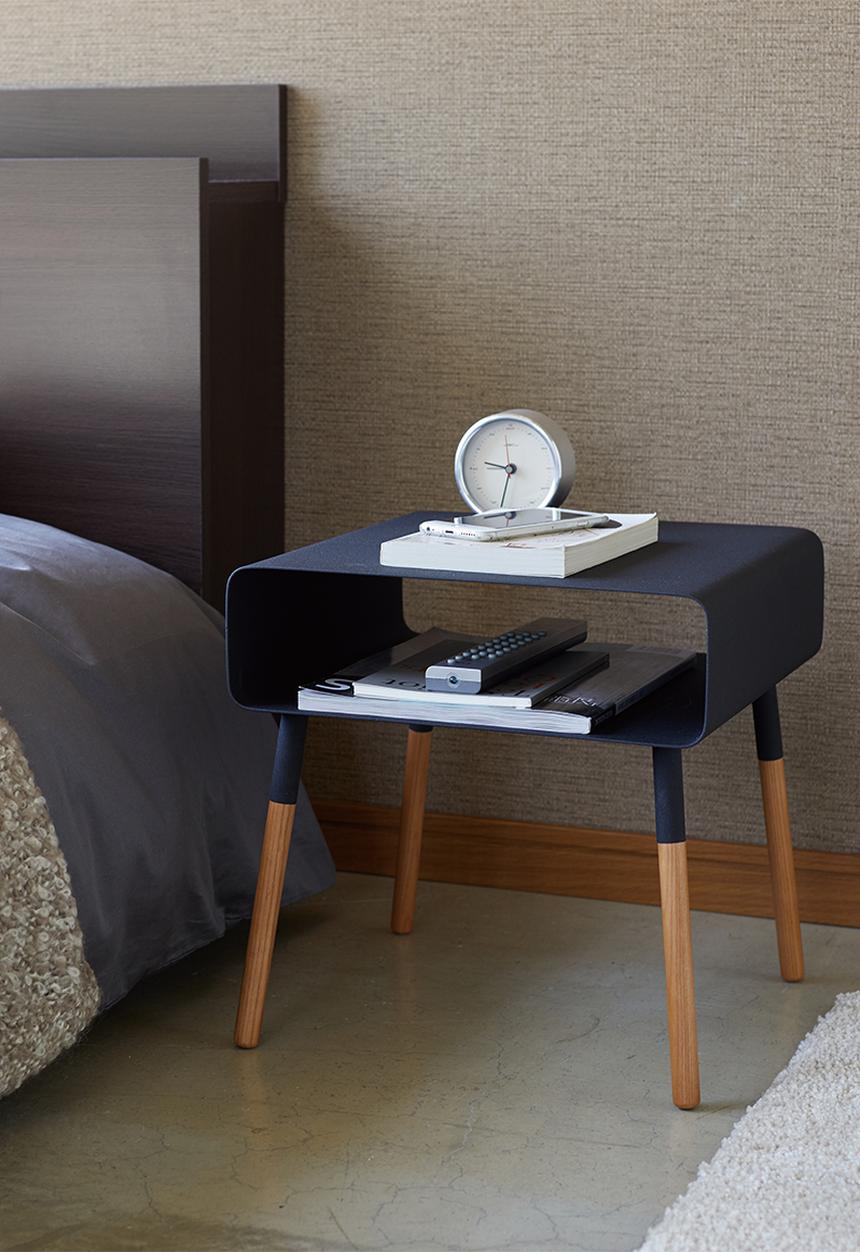 Yamazaki - Plain low side table - black