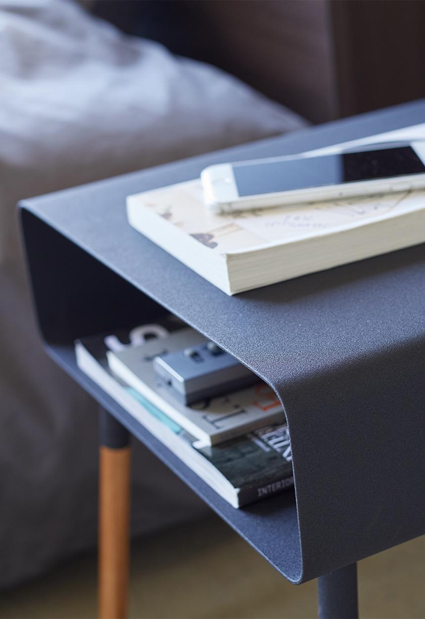 Yamazaki - Plain low side table - black
