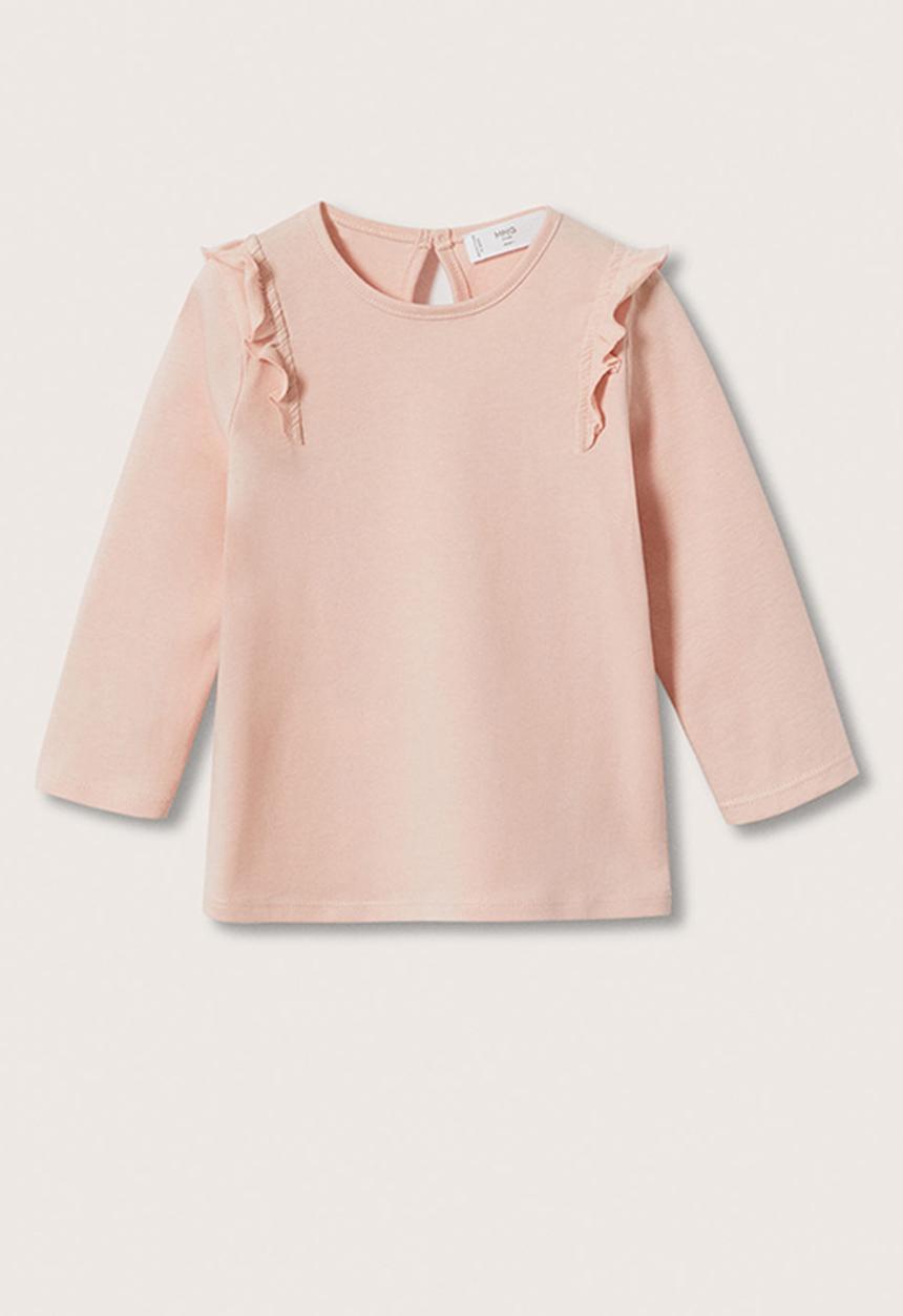 MANGO - T-shirt  italy - pink