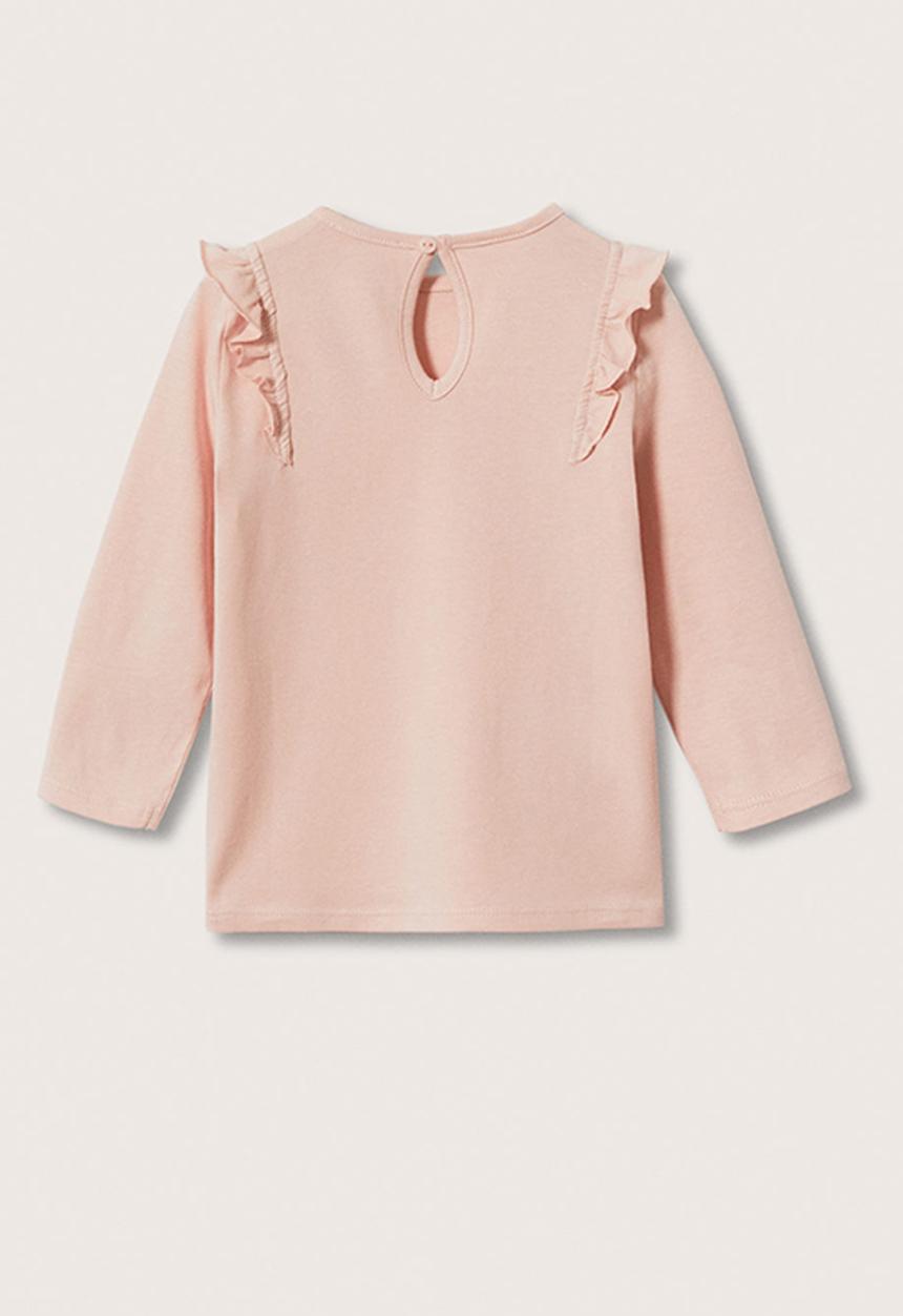 MANGO - T-shirt  italy - pink