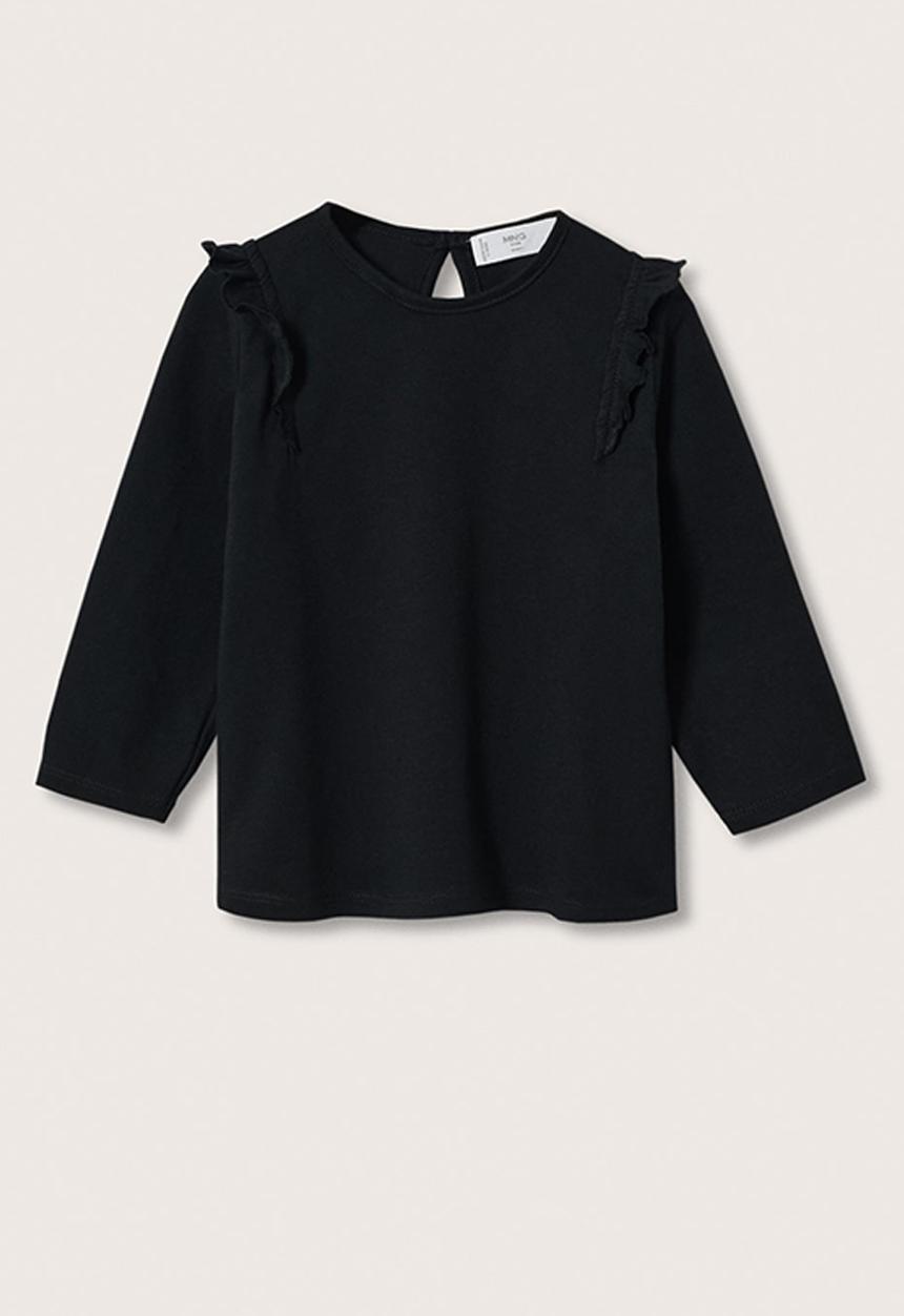 MANGO - T-shirt  italy - black