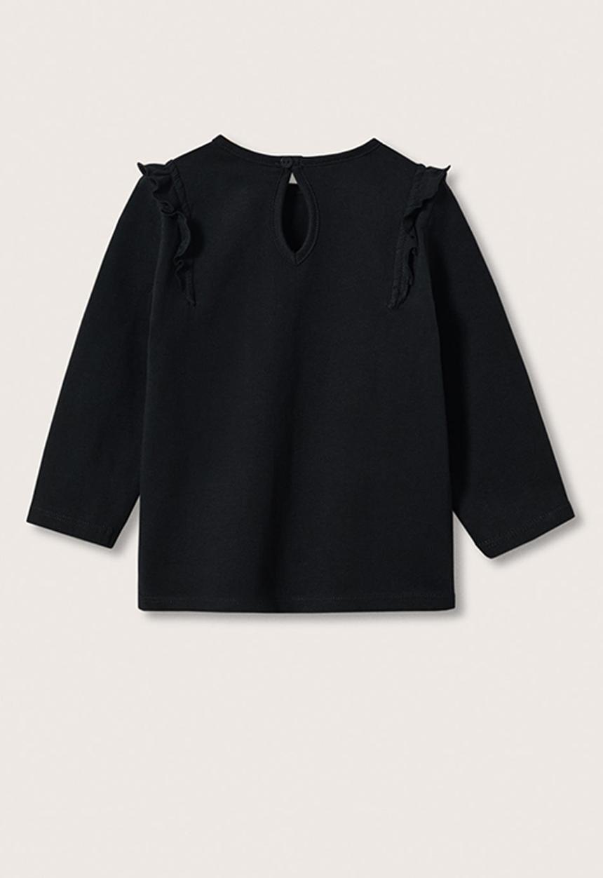 MANGO - T-shirt  italy - black
