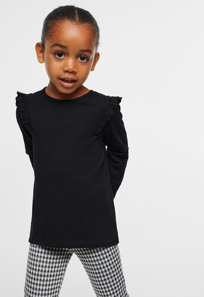 MANGO - T-shirt  italy - black