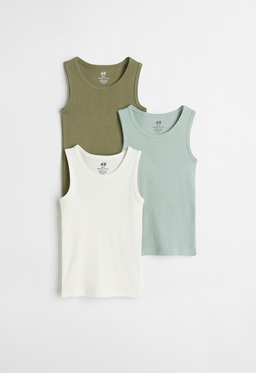 H&M - 3 Pack vest tops - multi 
