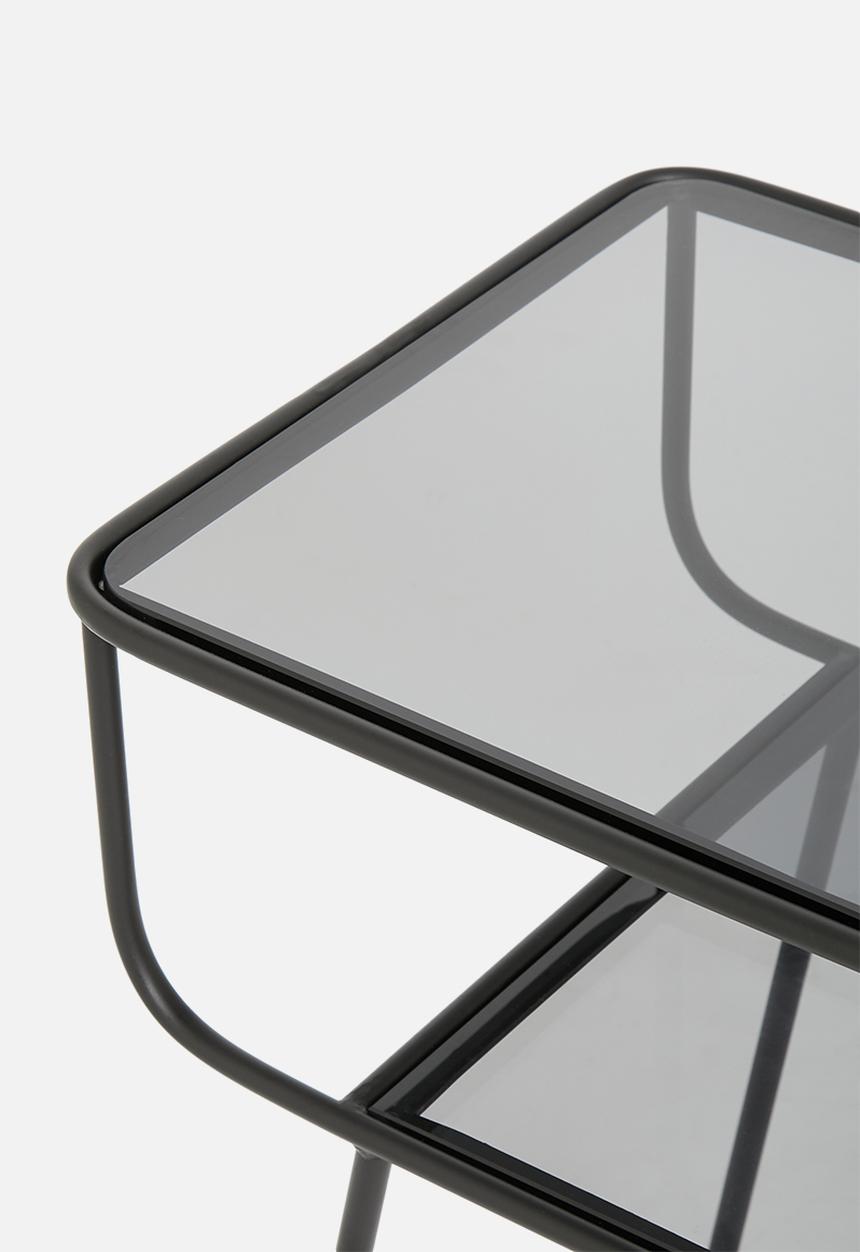 Sixth Floor - Tiffany bedside table - black