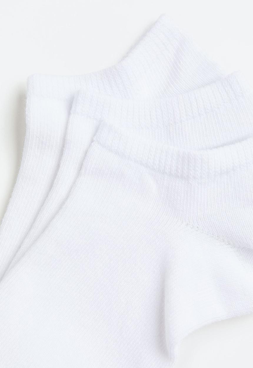 H&M - 7 Pack trainer socks - white