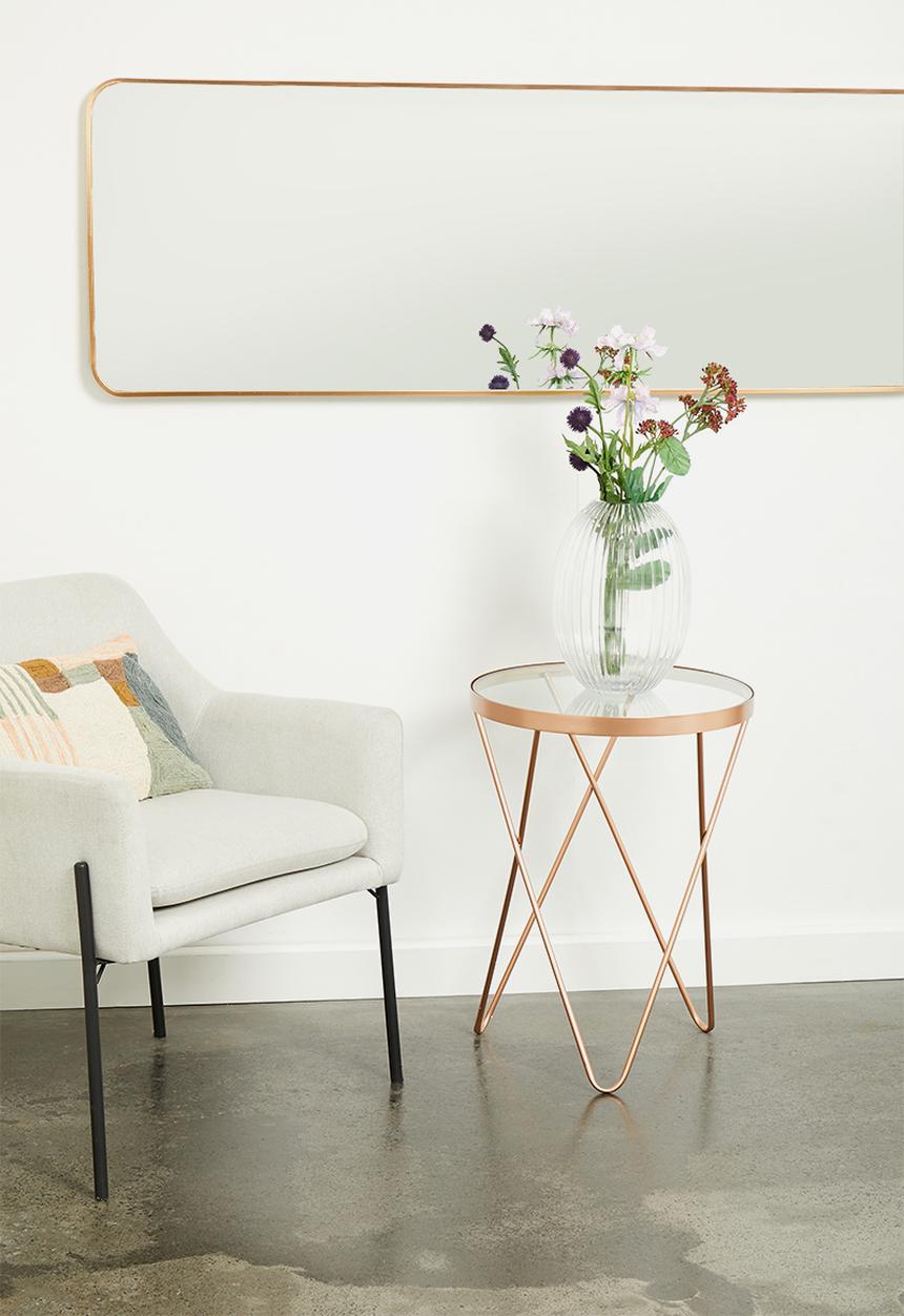 Sixth Floor - Lexi side table - gold