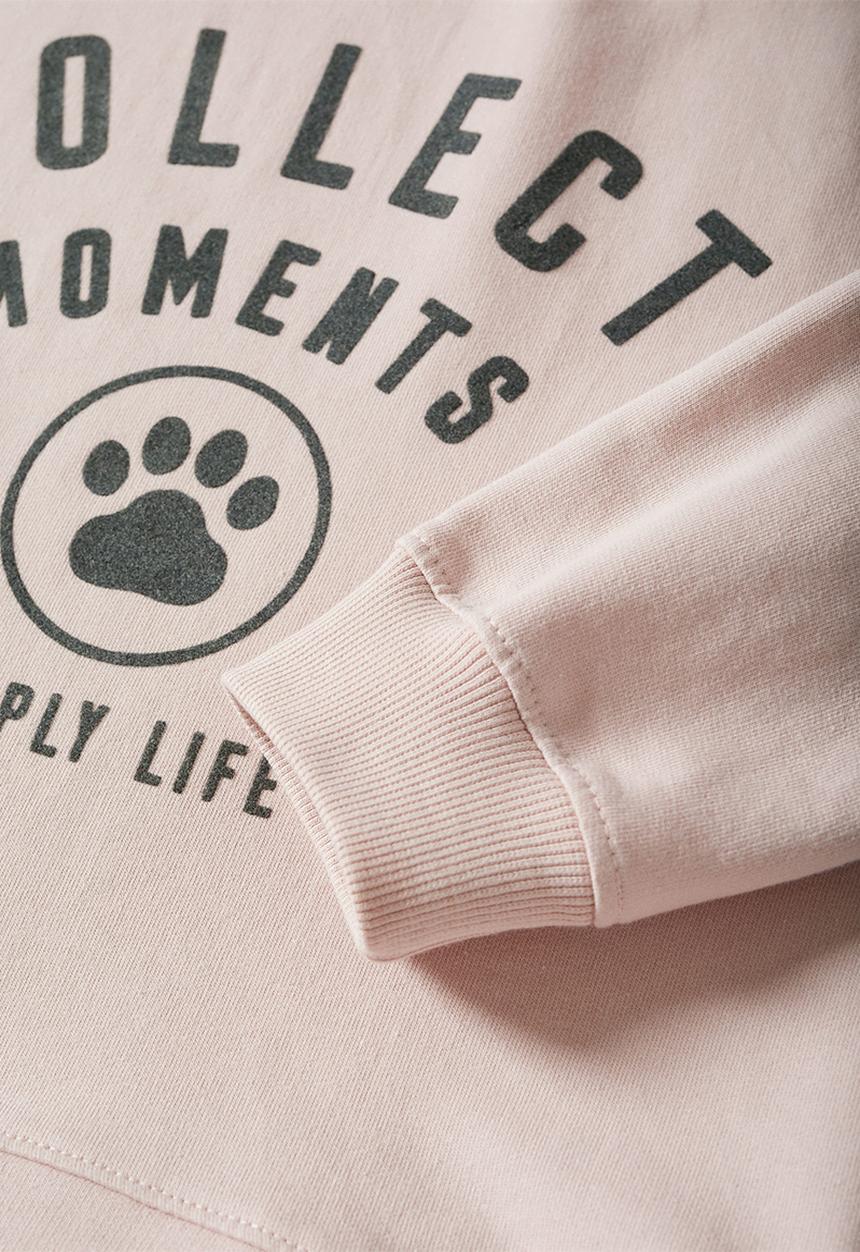 MANGO - Sweatshirt dublini - pink