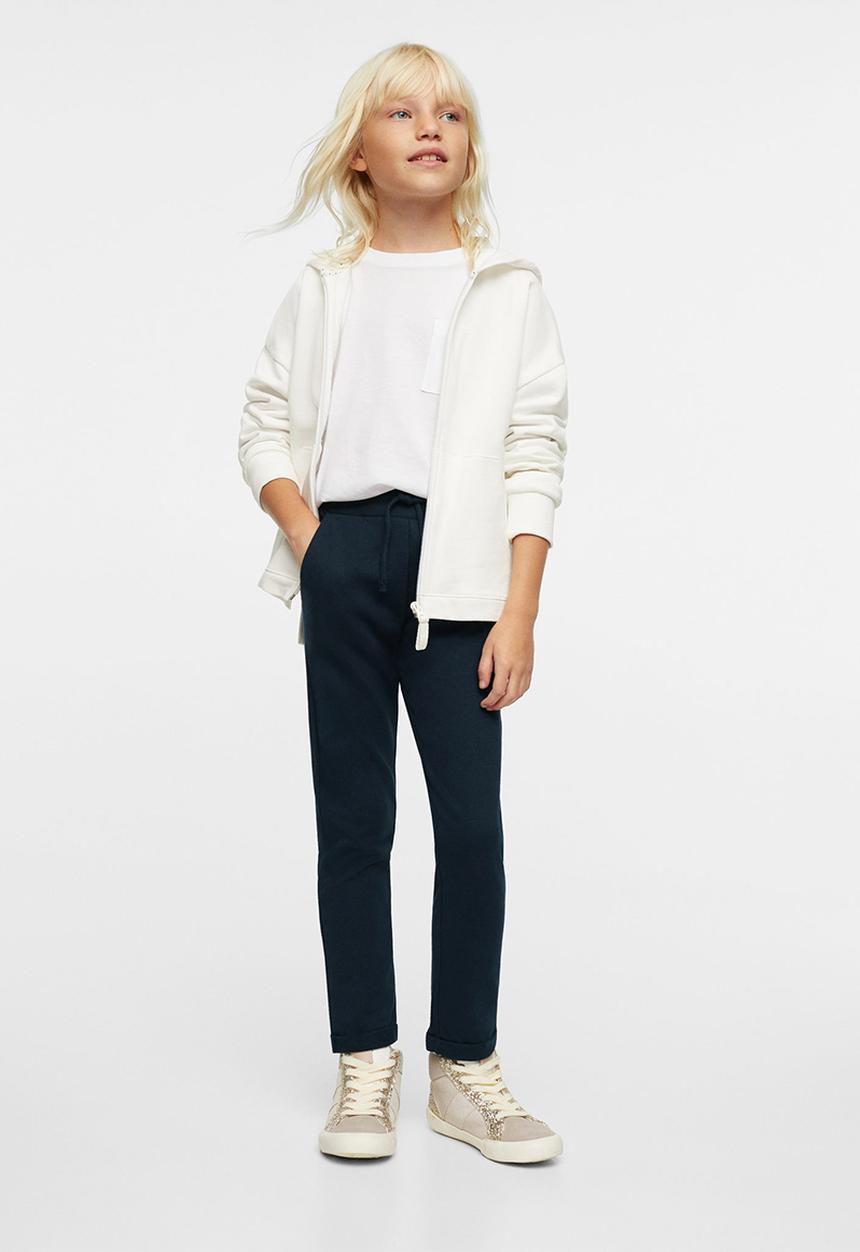 MANGO - Viena teen trousers - navy